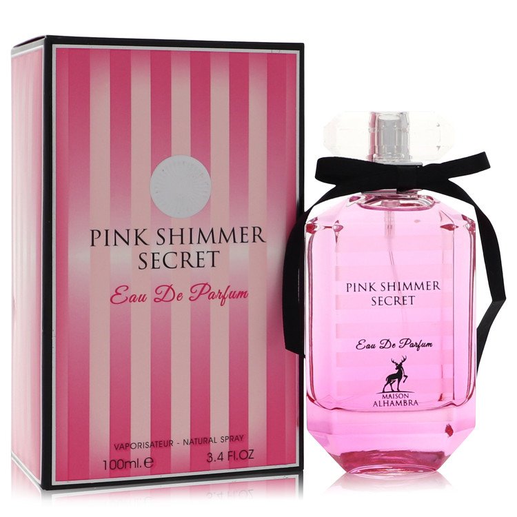 Pink Shimmer Secret by Maison Alhambra - Eau De Parfum Spray (Unboxed) 3.4 oz