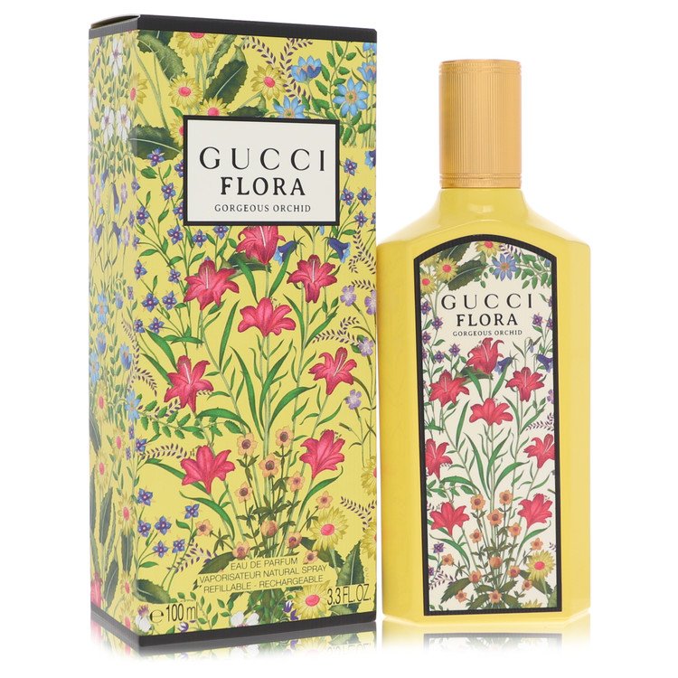 Flora Gorgeous Orchid by Gucci - Eau De Parfum Spray Refillable (Unboxed) 3.3 oz