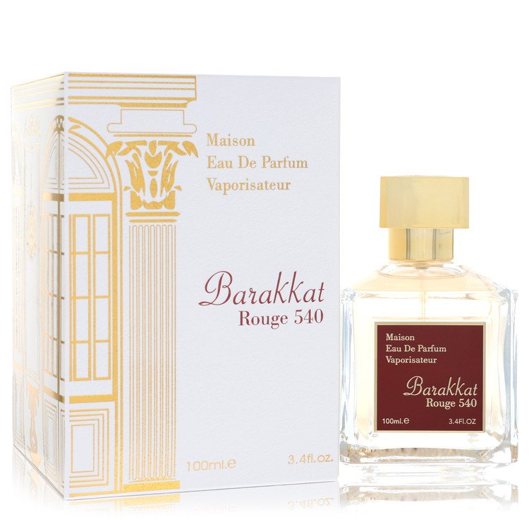 Fragrance World Barakkat Rouge 540 by Fragrance World - Extrait De Parfum Spray (Unisex Unboxed) 3.4 oz