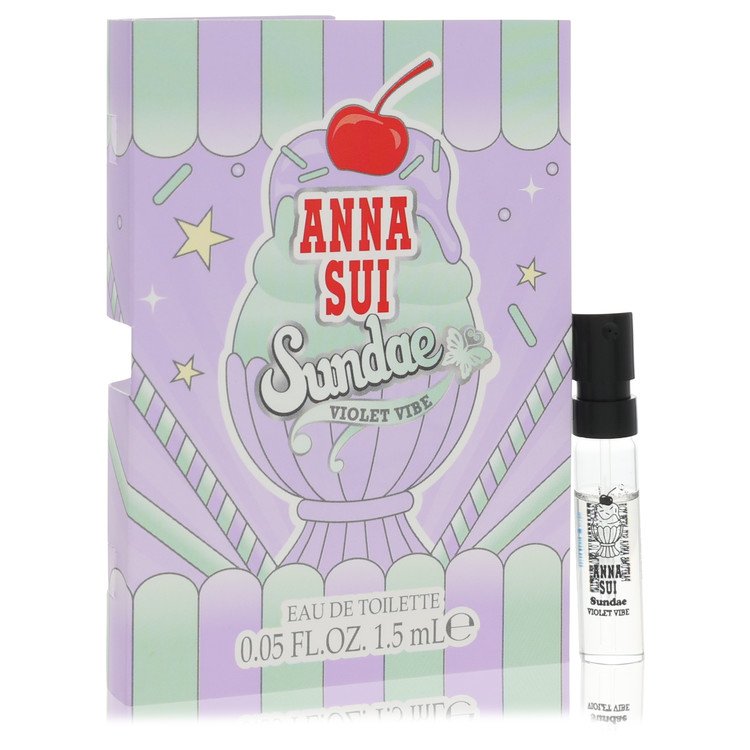 Anna Sui Sundae Violet Vibe by Anna Sui - Vial (sample) .05 oz