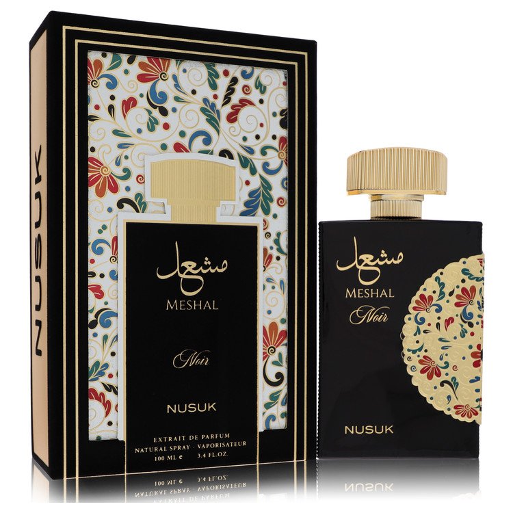 Nusuk Meshal Noir by Nusuk - Extrait De Parfum Spray (Unisex) 3.4 oz