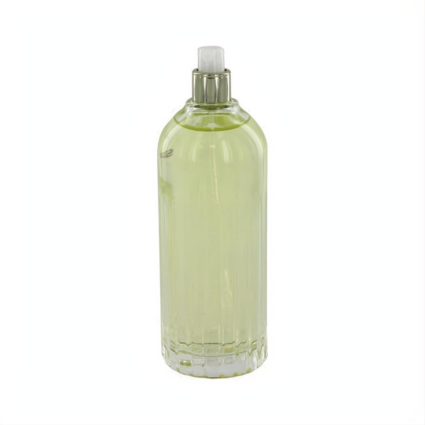 Splendor Elizabeth Arden 4.2 oz EDP tester. Elegant clear ribbed glass bottle with luminous green oriental floral fragrance.