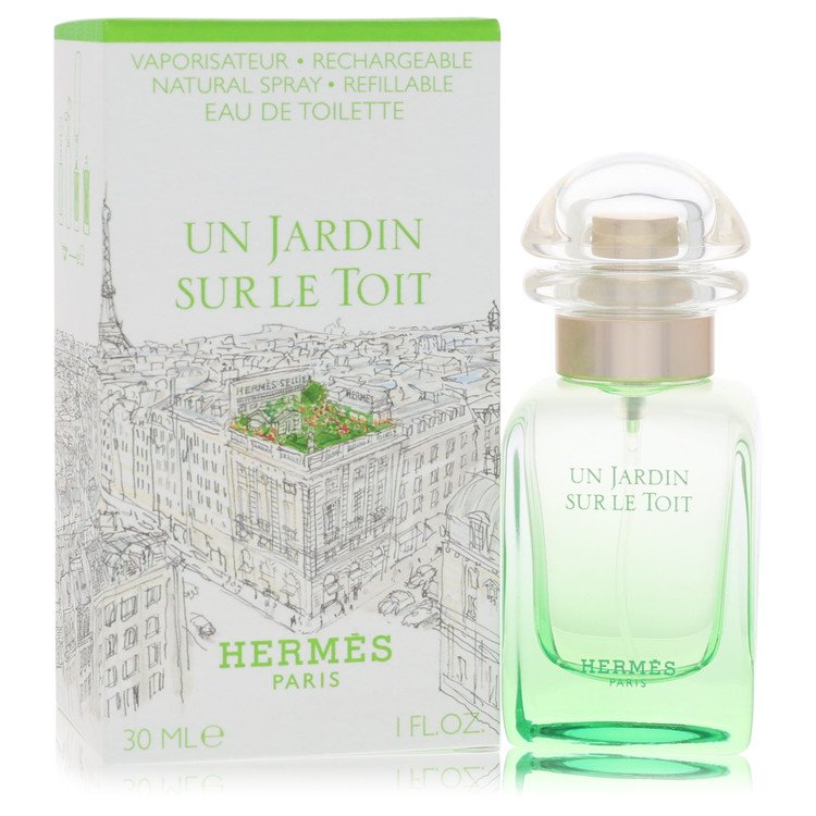 Un Jardin Sur Le Toit by Hermes - Eau De Toilette Spray 1.0 oz