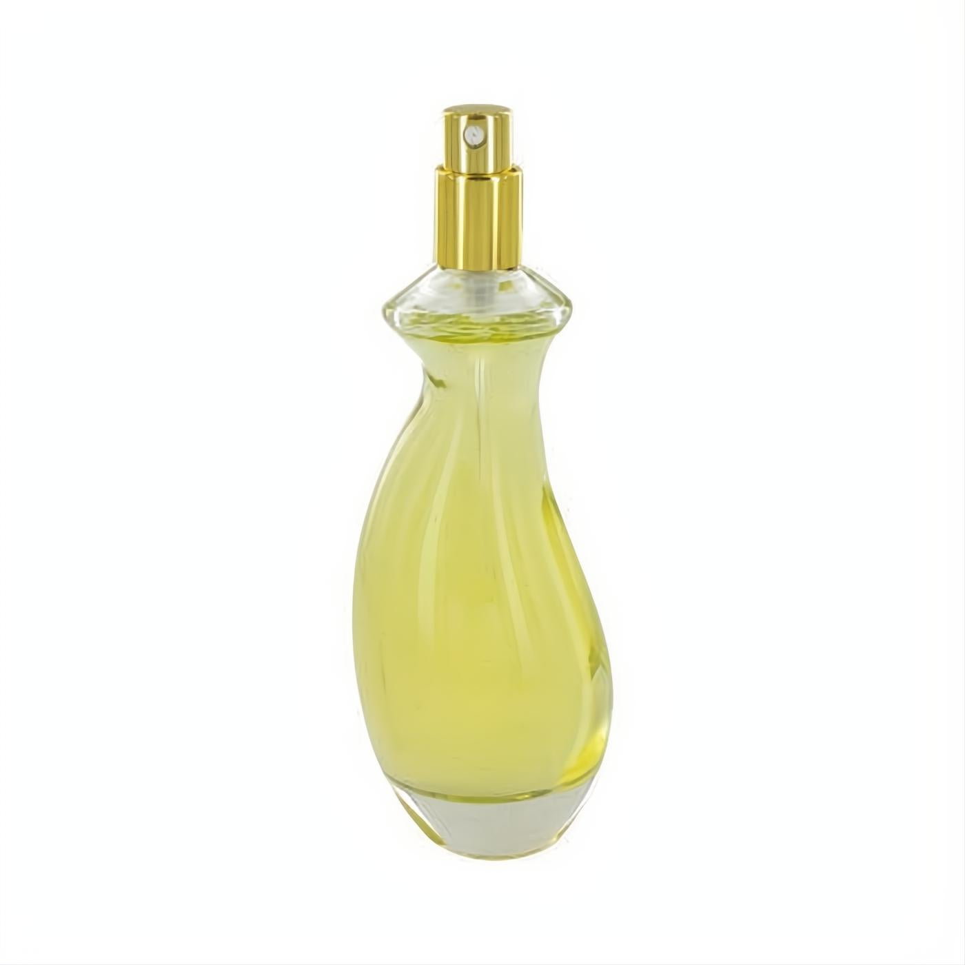 Discover WINGS by Giorgio Beverly Hills 3 oz EDT tester. Elegant curved glass bottle, golden sprayer, and luminous yellow fragrance.