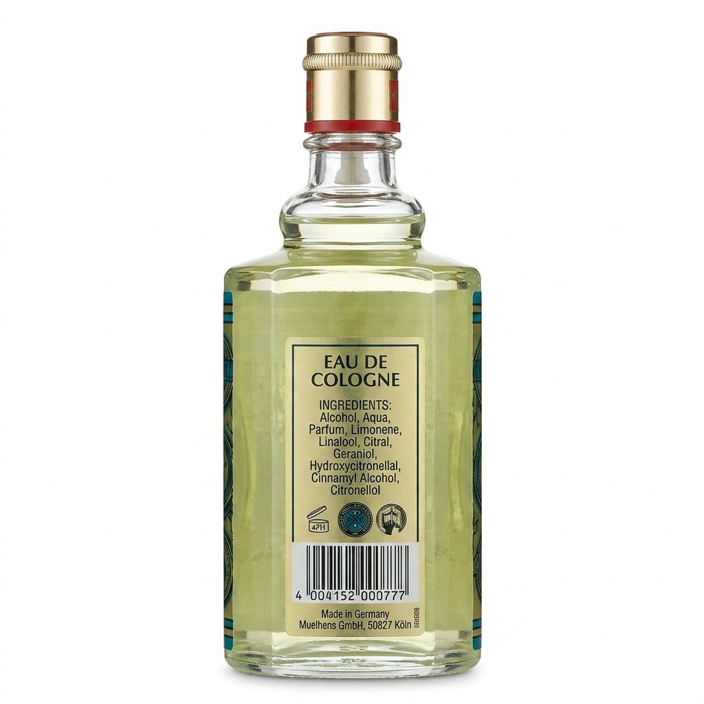Eau De Cologne — Studio - Back View | Generated by Modelize
