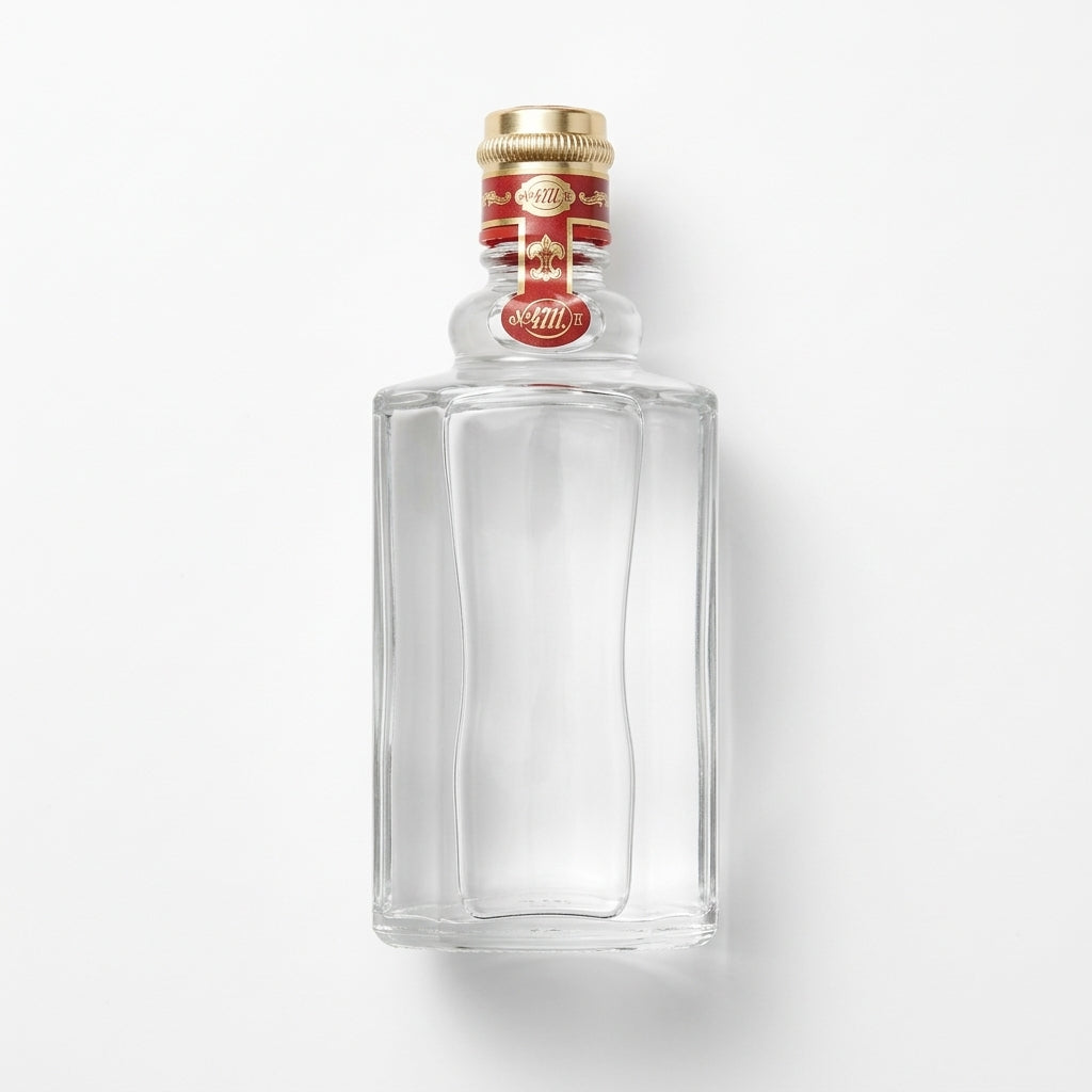 Fragrance bottle — Flat Lay - Back | Generated by Modelize