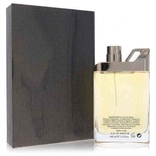 Fragrance bottle and box — Studio - Back View | Generated by Modelize