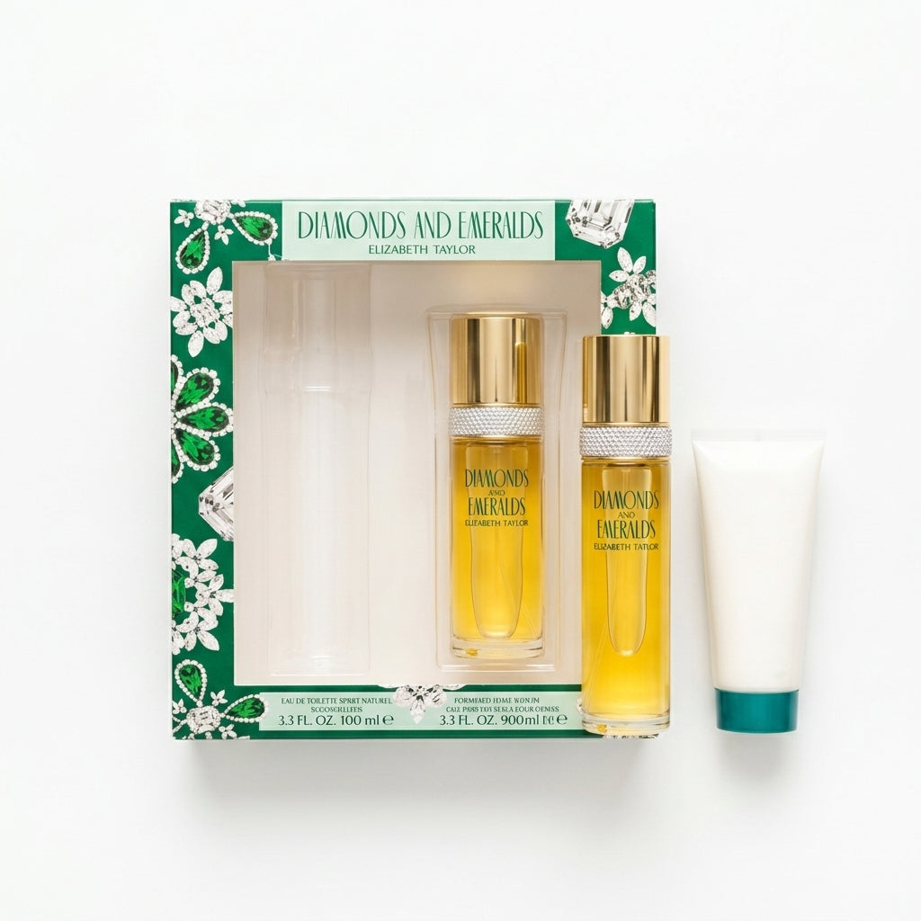 Fragrance Gift Set — Flat Lay - Front | Generated by Modelize