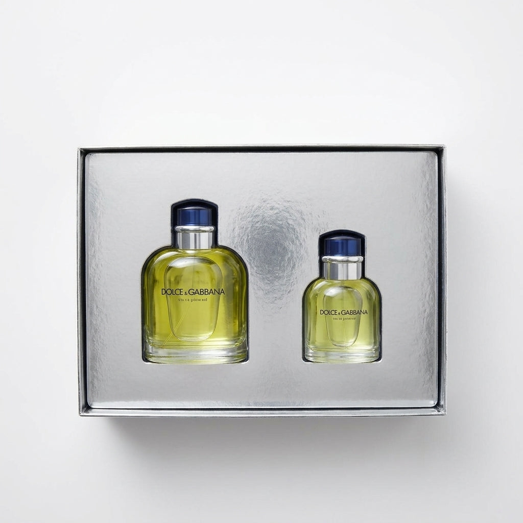 Fragrance gift set — Flat Lay - Front | Generated by Modelize