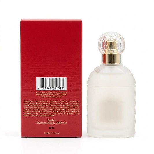 Perfume bottle and packaging — Studio - Back View | Generated by Modelize