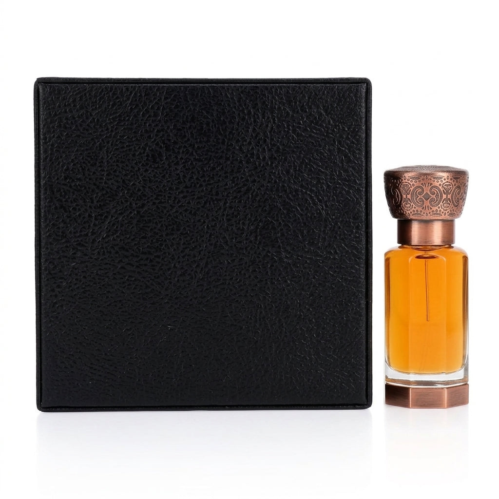 Concentrated Perfume Oil — Studio - Back View | Generated by Modelize