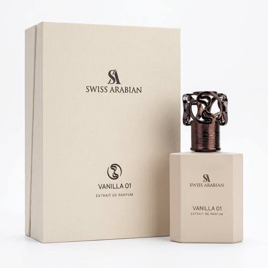 Fragrance bottle and presentation box — Studio - Clean | Generated by Modelize