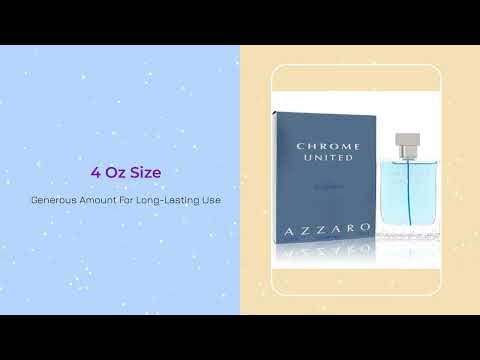 Chrome United by AzzaroEau De Toilette Spray 3.4 ozMen(cologne, perfume, fragrance)