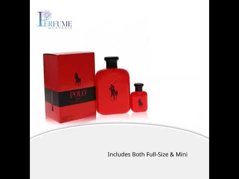 Polo Red by Ralph LaurenGift Set -- 4.2 oz Eau De Toilette Spray + 0.5 oz Mini EDTMen(cologne, perfume, fragrance)