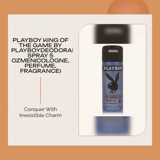 Playboy King of The Game by PlayboyDeodorant Spray 5 ozMen(cologne, perfume, fragrance) by@Outfy