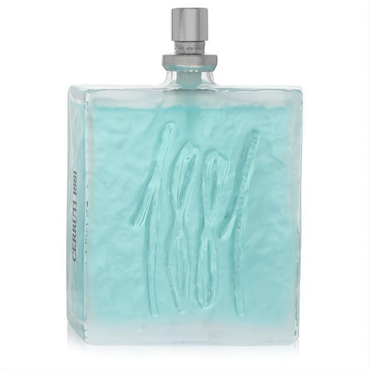 Elevate your style with Cerruti 1881 Summer men's EDT spray. Frosted glass bottle, light blue liquid, embossed '1881', silver cap.