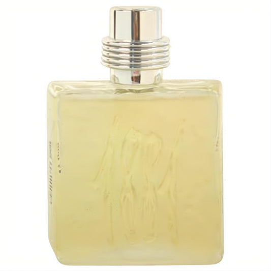 Nino Cerruti 1881 After Shave 3.3 oz. Elegant clear glass bottle with subtle texture, pale amber liquid, and sleek silver cap.