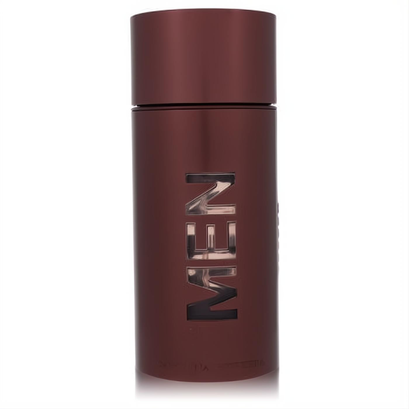 Bold 212 Sexy Carolina Herrera 3.3 oz men's cologne tester. Sleek burgundy bottle with striking 'MEN' design.