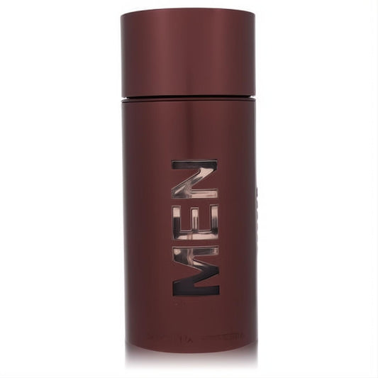 Bold 212 Sexy Carolina Herrera 3.3 oz men's cologne tester. Sleek burgundy bottle with striking 'MEN' design.