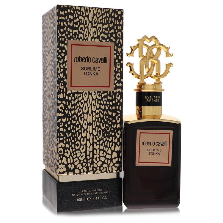 Roberto Cavalli Gold Sublime Tonka by Roberto Cavalli - Eau De Parfum Spray (Unisex Unboxed) 3.4 oz