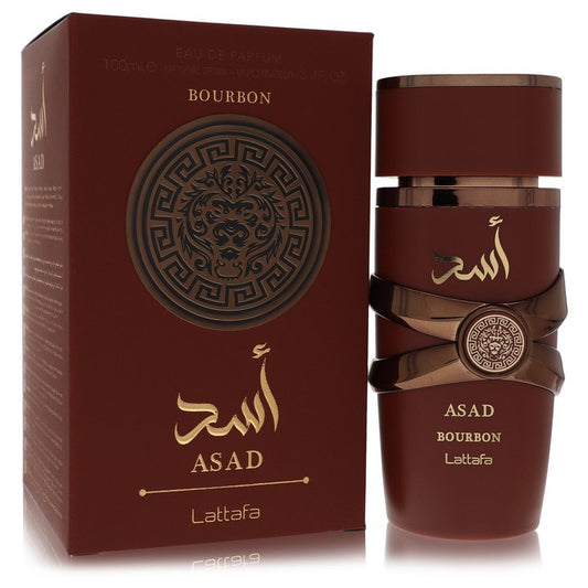 Lattafa Asad Bourbon by Lattafa - Eau De Parfum Spray (Unboxed) 3.4 oz