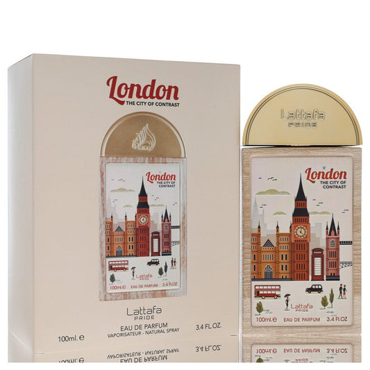 Lattafa Pride London The City of Contrast by Lattafa - Eau De Parfum Spray (Unisex Unboxed) 3.4 oz