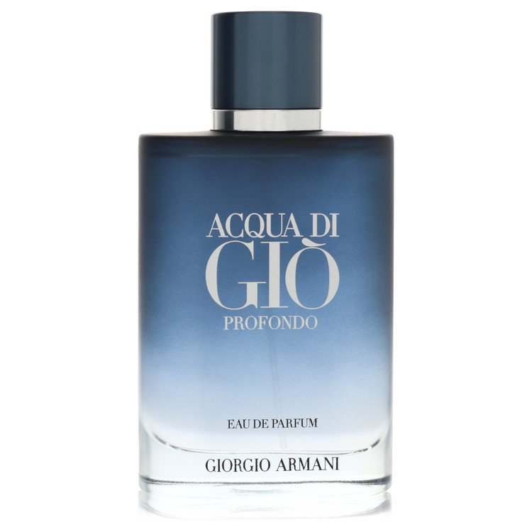 Acqua Di Gio Profondo by Giorgio Armani - Eau De Parfum Spray Refillable (Unboxed) 3.3 oz