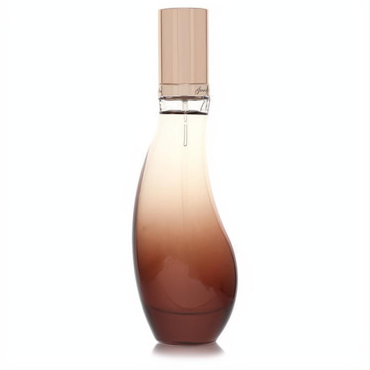 Jennifer Aniston Chapter Two 1.7 oz EDP spray. Elegant curved glass bottle, clear to warm brown ombre, with a sleek rose gold cap.