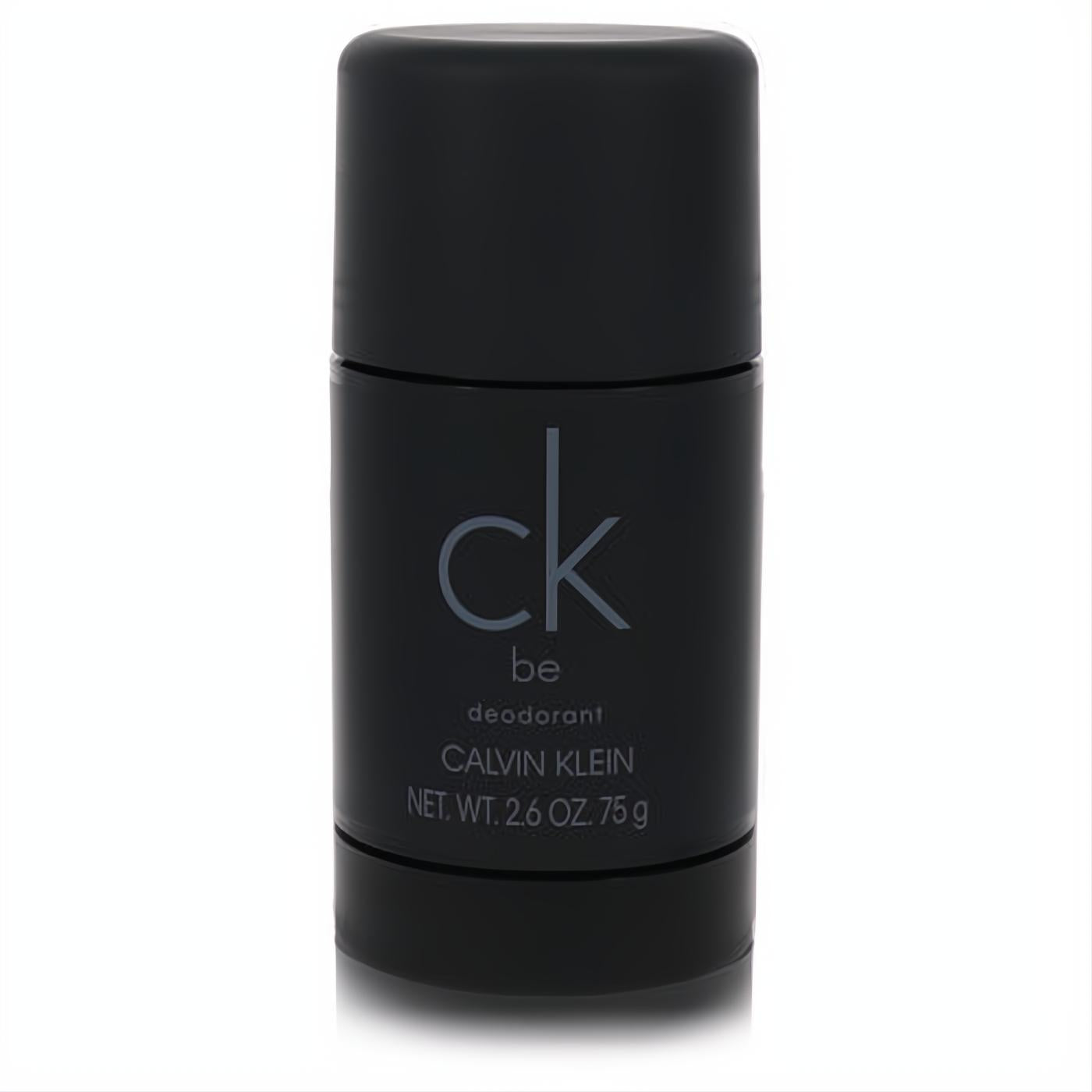 Experience freshness with the sleek matte black Calvin Klein Ck Be deodorant stick, 2.6 oz. Features minimalist design.