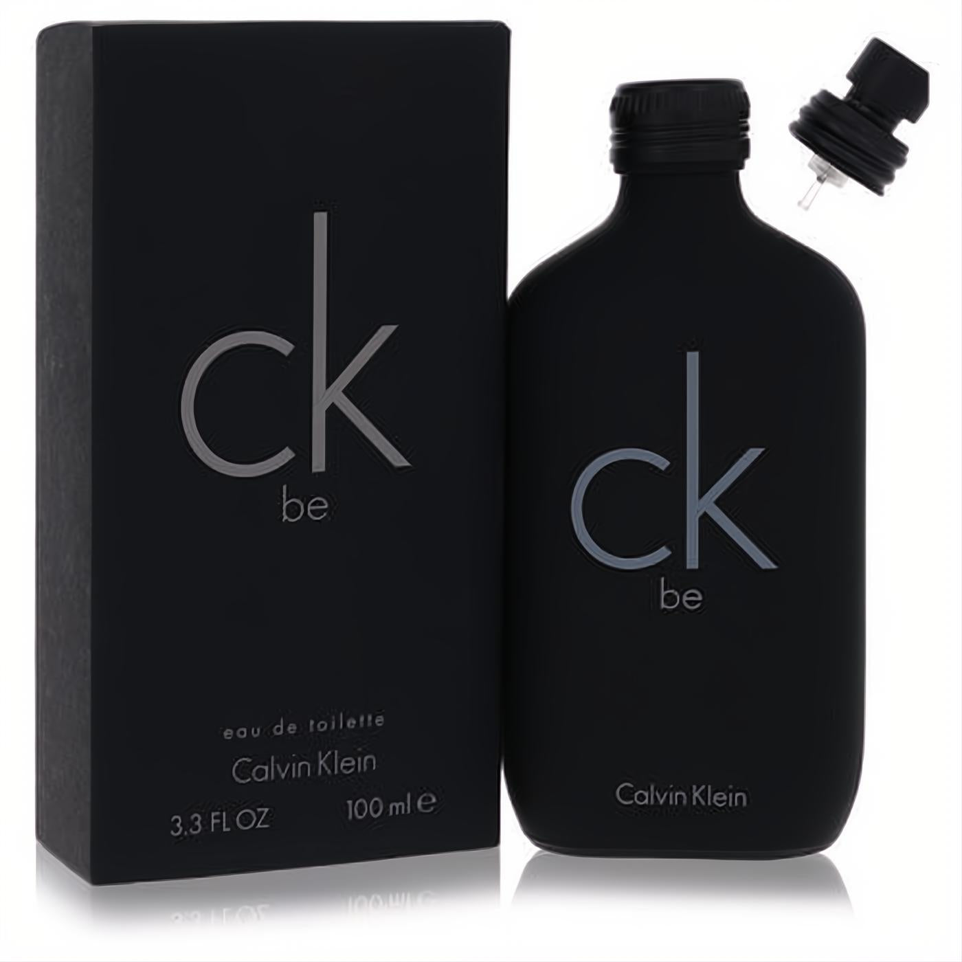 Experience Ck Be by Calvin Klein: a refreshing 100ml unisex Eau De Toilette in a sleek matte black bottle and box.