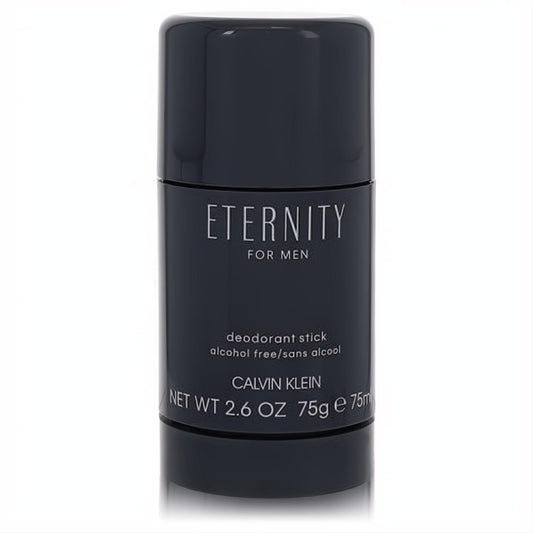 Experience lasting freshness with the sleek dark grey Calvin Klein Eternity For Men 2.6 oz alcohol-free deodorant stick.