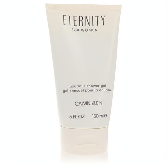 Elegant Eternity by Calvin Klein 5 oz luxurious shower gel in a sleek cream tube.