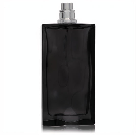 Abercrombie & Fitch First Instinct Blue men's cologne. Sleek dark glass bottle, modern rectangular design, silver spray cap.