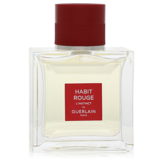 Habit Rouge L'instinct by Guerlain - Eau De Toilette Intense Spray (Unboxed) 1.6 oz