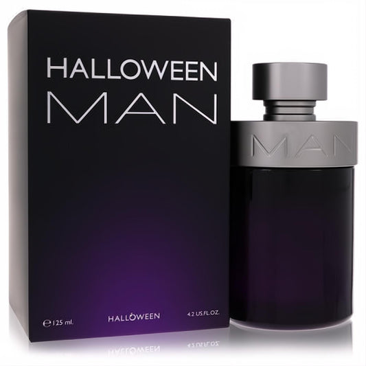 Halloween Man 4.2 oz EDT. Mysterious dark purple bottle and sleek black box with purple gradient. Elevate your scent.
