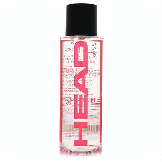 Head Bliss Hair & Body Fragrance Mist 8.1 oz in a clear bottle with bold hot pink text and black cap.