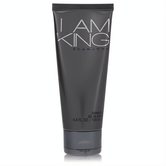 Sean John I Am King men's shower gel, 3.4 oz. Sleek charcoal grey tube for a luxurious experience.