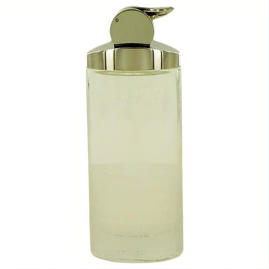 Nino Cerruti Image 2.5 oz women's Eau De Toilette spray. Sleek clear glass bottle with light green liquid and a modern silver dispenser.