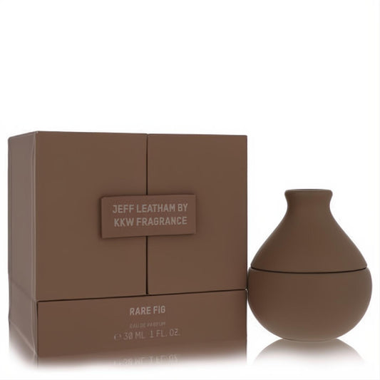 Elevate your scent with Jeff Leatham Rare Fig 1 oz EDP. Features a luxurious matte taupe sculptural bottle and elegant box.