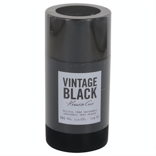 Kenneth Cole Vintage Black men's alcohol-free deodorant stick, 2.6 oz. Sleek dark gray design with a crisp white label.