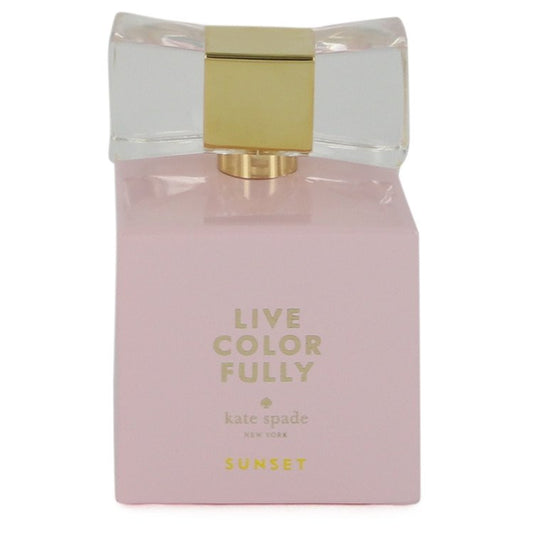 Live Colorfully Sunset by Kate Spade - Eau De Parfum Spray (unboxed) 3.4 oz