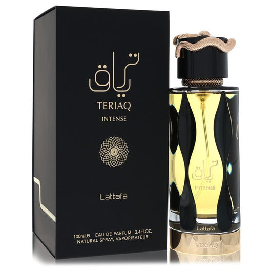 Lattafa Teriaq Intense by Lattafa - Eau De Parfum Spray (Unisex) 3.4 oz