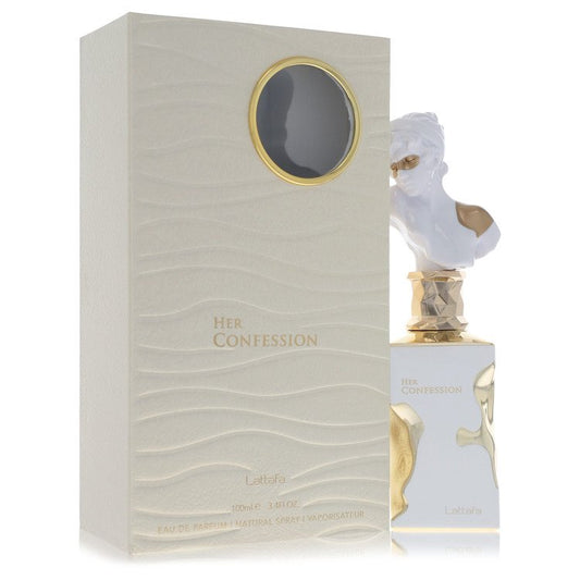 Lattafa Her Confession by Lattafa - Eau De Parfum Spray 3.4 oz
