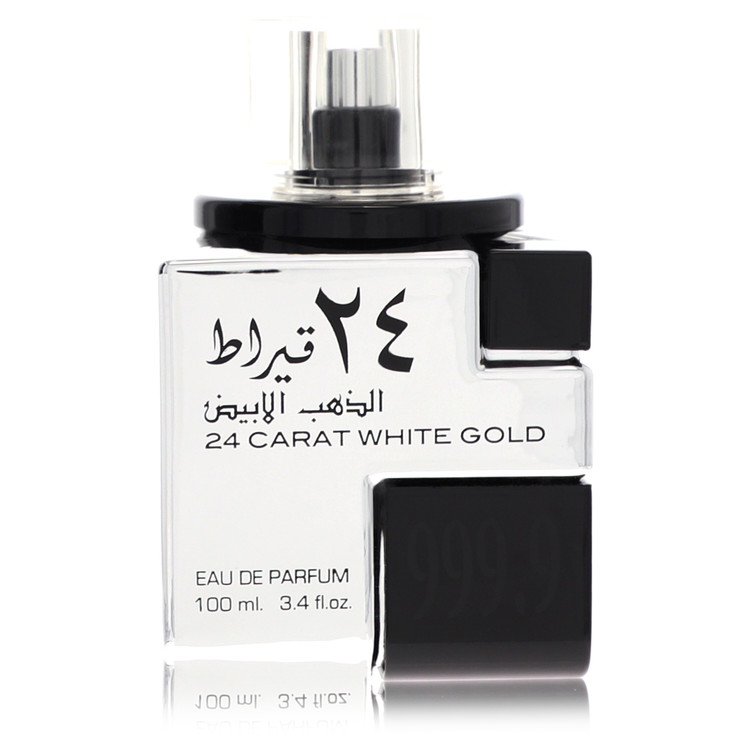 Lattafa 24 Carat White Gold by Lattafa - Eau De Parfum Spray (Unisex Unboxed) 3.4 oz