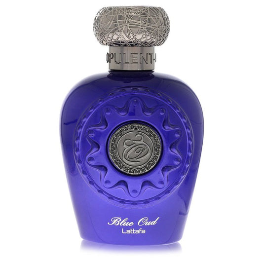 Lattafa Blue Oud by Lattafa - Eau De Parfum Spray (Unisex Unboxed) 3.4 oz
