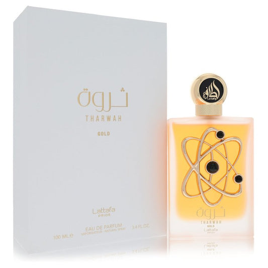 Lattafa Pride Tharwah Gold by Lattafa - Eau De Parfum Spray 3.4 oz