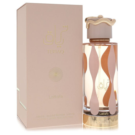 Lattafa Teriaq by Lattafa - Eau De Parfum Spray (Unisex) 3.4 oz