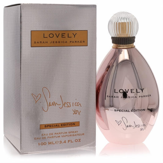 Lovely SJP Special Edition 3.4 oz Eau De Parfum. Rose gold bottle with SJP signature, elegant silver box.
