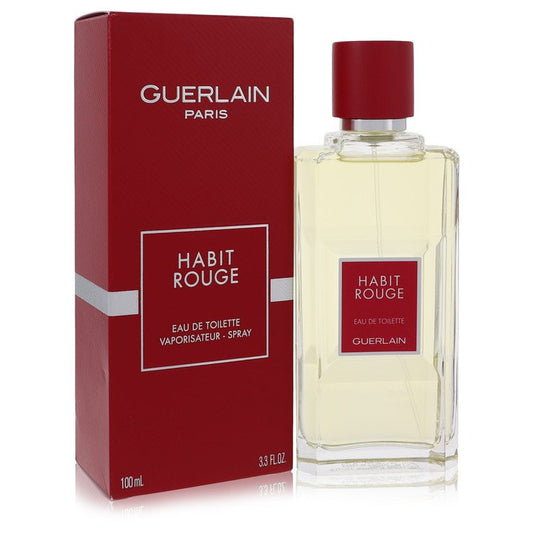 Habit Rouge by Guerlain - Cologne / Eau De Toilette Spray 3.4 oz