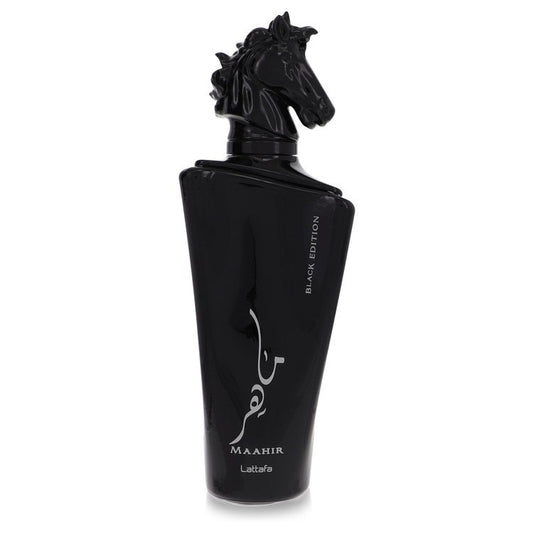 Maahir Black Edition by Lattafa - Eau De Parfum Spray (Unisex Unboxed) 3.4 oz